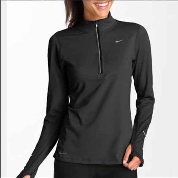 Nike Tops - NWT Nike Pro Dry- Fit  Running Half Zip Top
